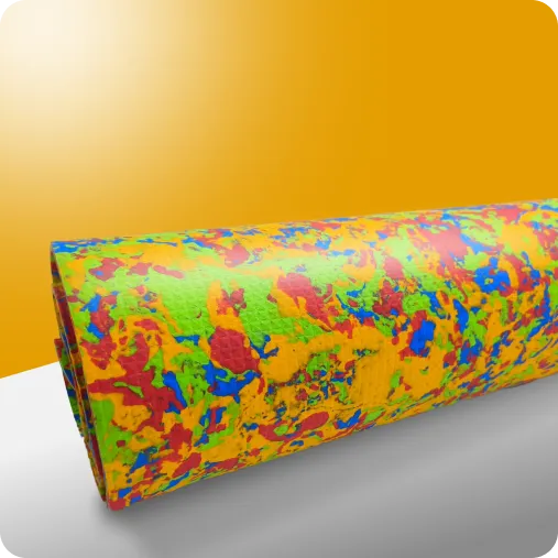 Multi Color Yoga Mat